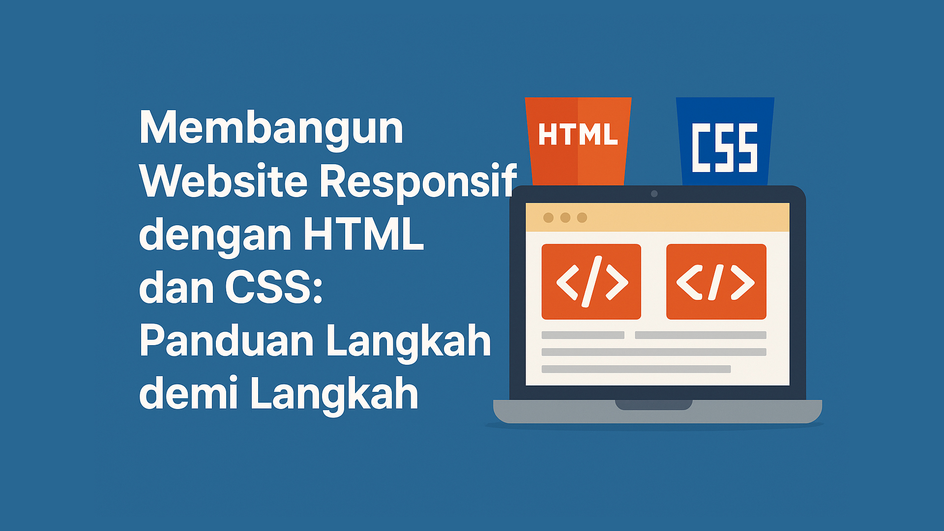 Membangun Website Responsif dengan HTML dan CSS: Panduan Langkah demi Langkah