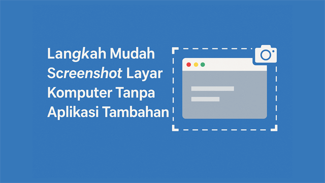 Langkah Mudah Screenshot Layar Komputer Tanpa Aplikasi Tambahan