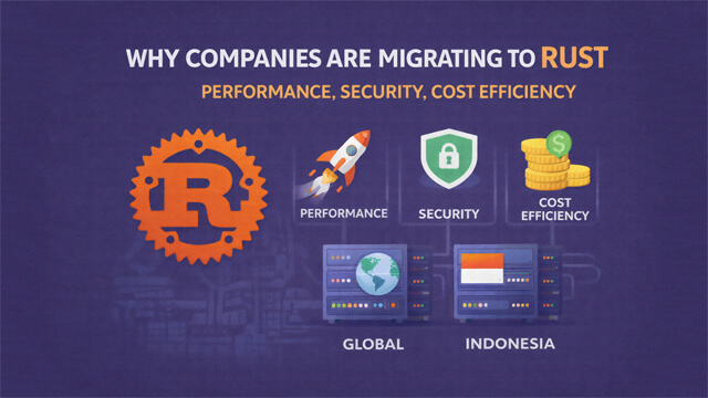 Mengapa Banyak Perusahaan Teknologi Beralih ke Rust: Performa, Keamanan, dan Efisiensi Biaya