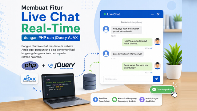 Membuat Fitur Live Chat Real-Time dengan PHP dan jQuery AJAX