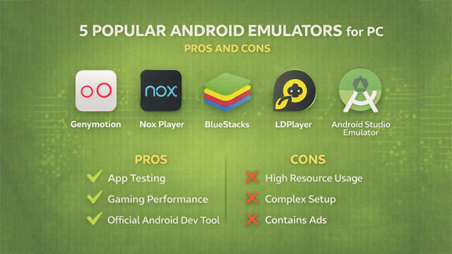 5 Emulator Android Populer untuk PC: Kelebihan dan Kekurangannya