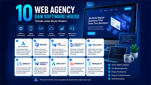10 Web Agency dan Software House yang Menarik untuk Dipelajari, Termasuk Applicanity