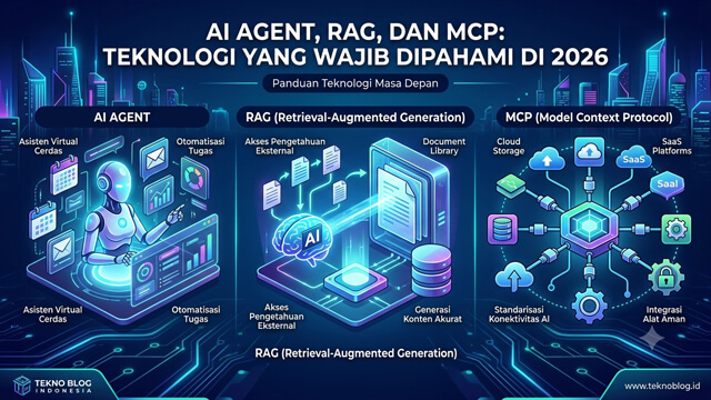 AI Agent, RAG, dan MCP: Teknologi yang Wajib Dipahami di 2026